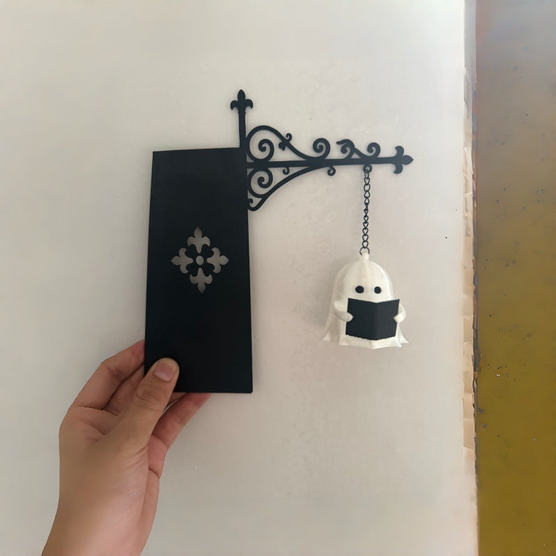 The Nook Lantern™ – Glowing Ghost Lamp for Bookshelves